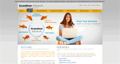 Desktop Screenshot of grandeurinfotech.com